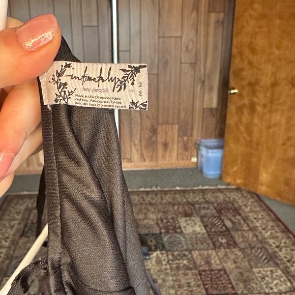 Intimately Free People Wrap Dress Floral Velvet - Picture 5 of 5